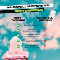 Zachte tampons, 10 stuks