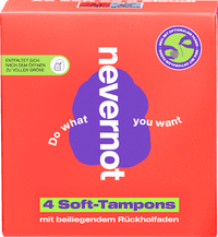 Zachte tampons, 4 stuks