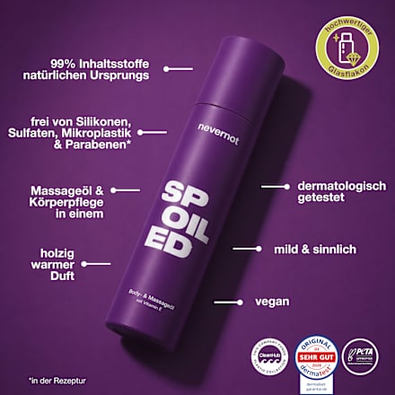 Spoiled Massageöl, 100 ml