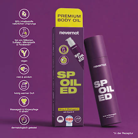 Spoiled Massageöl, 100 ml