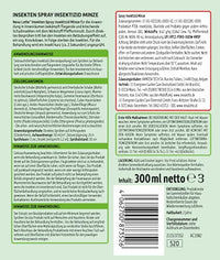 Insekten Spray Minze, 300 ml