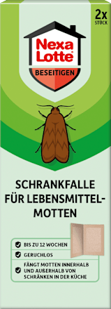 Lebensmittelmottenfallen Schrankfalle, 2 St