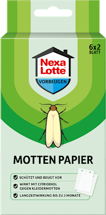 Mottenpapier, 6 St