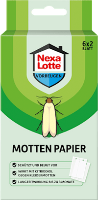 Mottenpapier, 6 St