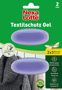 Mottenwerende textielbeschermingsgel, 2 stuks