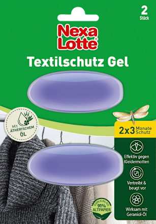 Mottenwerende textielbeschermingsgel, 2 stuks