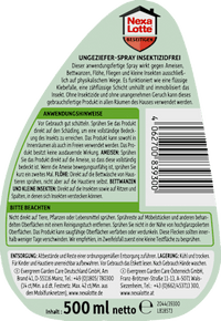 Insecticidevrije ongediertespray, 500 ml