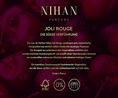 Joli Rouge Eau de Parfum, 50 ml NIHAN