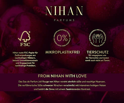 Joli Rouge Eau de Parfum, 50 ml NIHAN