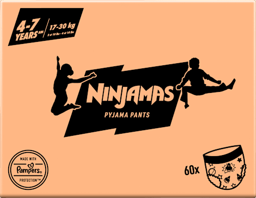 Pyjamabroek voor jongens van 4-7 jaar, maandbox, 60 stuks