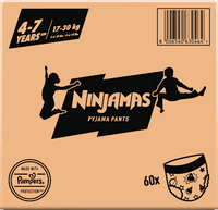 Pyjamabroek voor jongens van 4-7 jaar, maandbox, 60 stuks