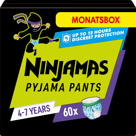 Pyjama Pants Jungen 4-7 Jahre, Monatsbox, 60 St
