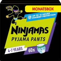 Pyjama Pants Jungen 4-7 Jahre, Monatsbox, 60 St