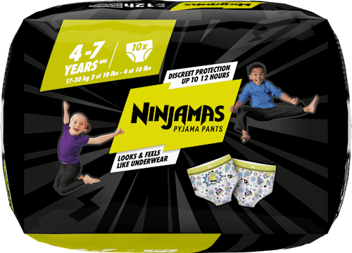 Pyjamabroek Jongens 4-7 Jaar, 10 Stuks