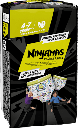 Pyjamabroek Jongens 4-7 Jaar, 10 Stuks