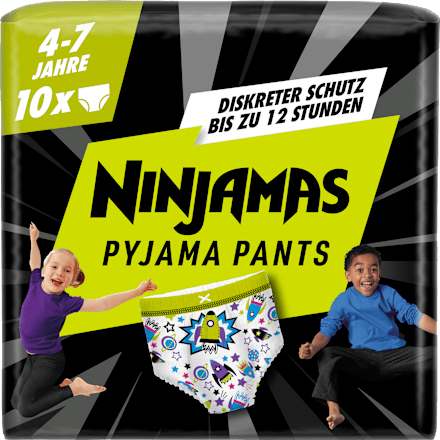 Pyjamabroek Jongens 4-7 Jaar, 10 Stuks