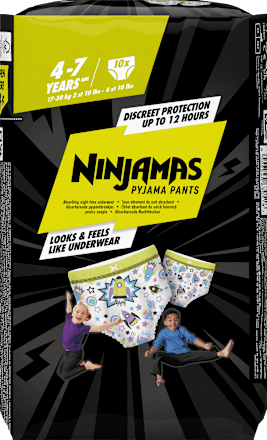 Pyjamabroek Jongens 4-7 Jaar, 10 Stuks