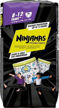 Pyjamabroek Jongens 8-12 Jaar, 9 Stuks