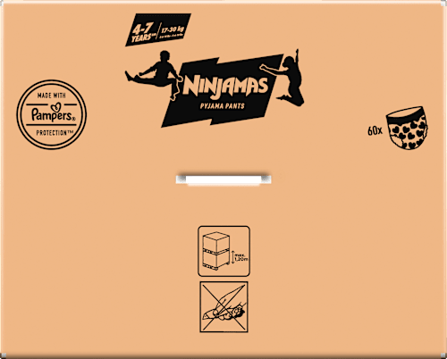 Pyjamabroeken Meisjes 4-7 Jaar, Maandbox, 60 Stuks