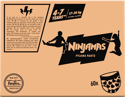 Pyjamabroeken Meisjes 4-7 Jaar, Maandbox, 60 Stuks