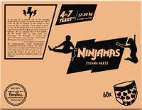 Pyjamabroeken Meisjes 4-7 Jaar, Maandbox, 60 Stuks