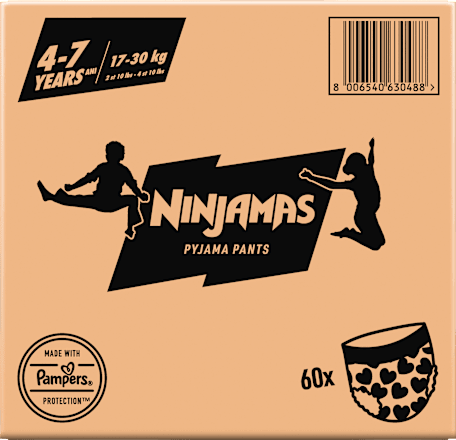 Pyjamabroeken Meisjes 4-7 Jaar, Maandbox, 60 Stuks