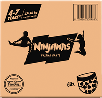 Pyjamabroeken Meisjes 4-7 Jaar, Maandbox, 60 Stuks