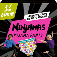 Pyjama Pants Mädchen 4-7 Jahre, Monatsbox, 60 St