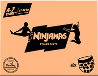 Pyjamabroeken Meisjes 4-7 Jaar, Maandbox, 60 Stuks