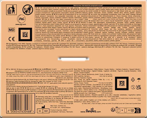 Pyjamabroeken Meisjes 4-7 Jaar, Maandbox, 60 Stuks