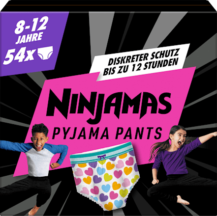 Pyjamabroeken Meisjes 8-12 Jaar, Maandbox, 54 Stuks
