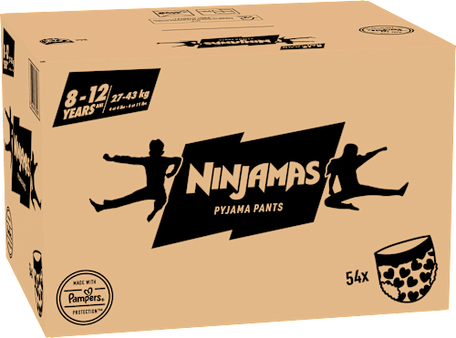 Pyjamabroeken Meisjes 8-12 Jaar, Maandbox, 54 Stuks