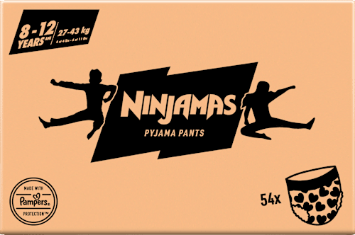 Pyjamabroeken Meisjes 8-12 Jaar, Maandbox, 54 Stuks