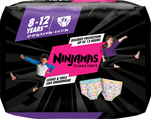 Pyjama Pants Mädchen 8-12 Jahre, 9 St
