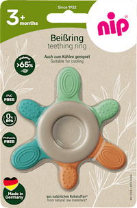 Beißring türkis/orange, 1 St