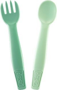 Eetbestek eet groen groen 2 stuks, 1 st
