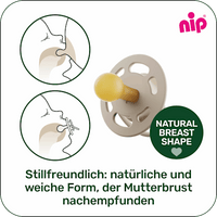 Schnuller Cherry grün/braun, Gr. 2, ab 6 Monate, 2 St