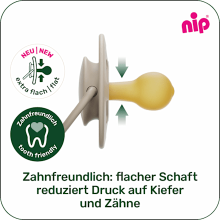 Schnuller Cherry mint/braun, Gr.1, 0-6 Monate, 2 St