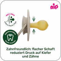 Schnuller Cherry mint/braun, Gr.1, 0-6 Monate, 2 St