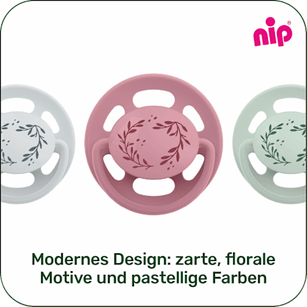 Schnuller Cherry mint/braun, Gr.1, 0-6 Monate, 2 St