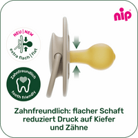 Nip Schnuller Cherry night blau/mint Gr. 1,  0-6 Monate, 2 St