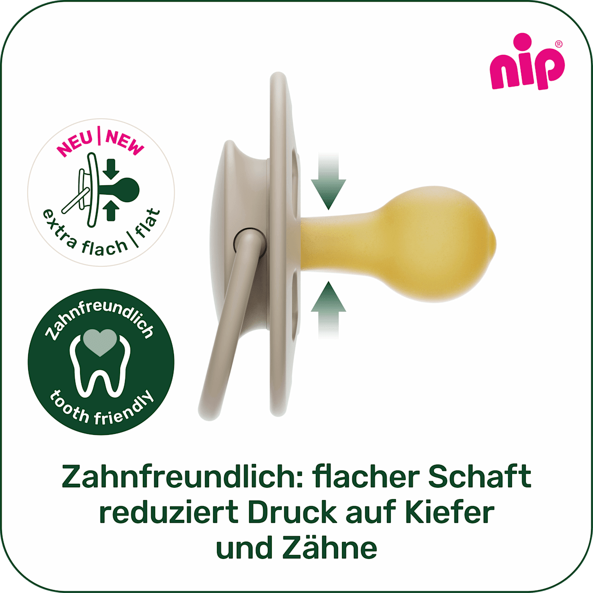 Nip Schnuller Cherry night blau/mint Gr. 2,  6-18 Monate, 2 St