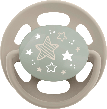 Fopspeen Cherry nachtrood/bruin, maat 2, vanaf 6 maanden, 2 stuks