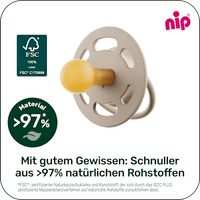 Fopspeen Cherry nachtrood/bruin, maat 2, vanaf 6 maanden, 2 stuks