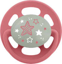 Fopspeen Cherry nachtrood/bruin, maat 2, vanaf 6 maanden, 2 stuks