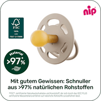 Schnuller Cherry rot/braun, Gr.1, 0-6 Monate, 2 St