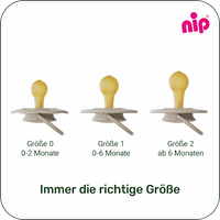 Schnuller Cherry rot/braun, Gr.1, 0-6 Monate, 2 St