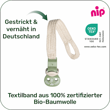 Schnullerband creme, 1 St