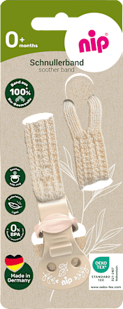 Speenkoordje groen bruin, 1 stuk