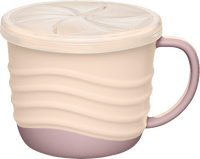 Snackbox 2in1 roze/beige, 1 st